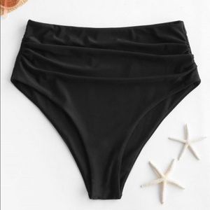 High waist bikini bottoms